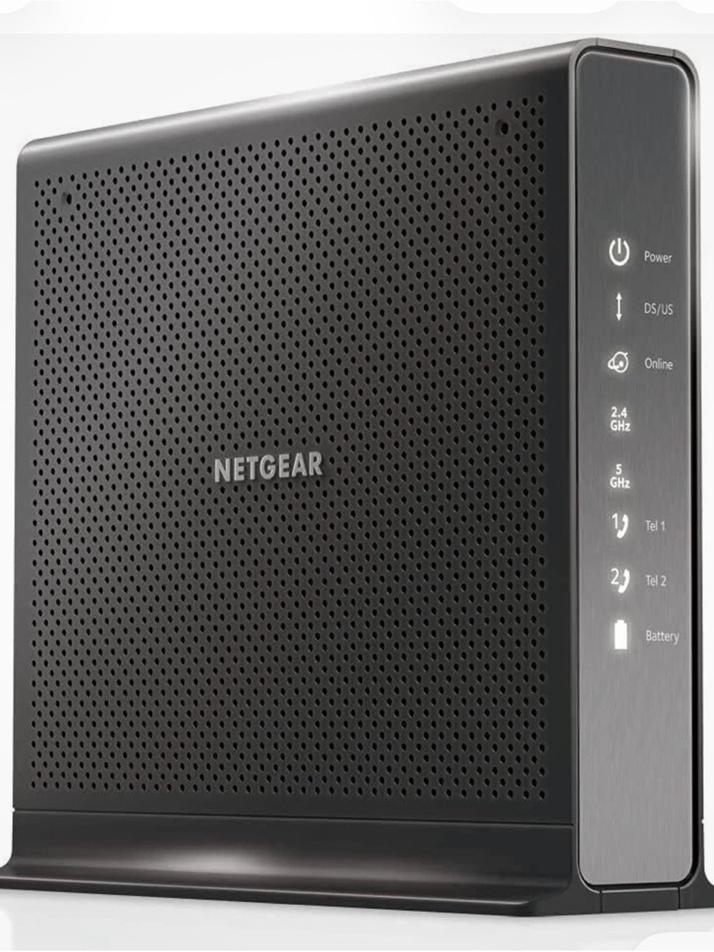 NETGEAR Nighthawk Cable Modem WiFi Router Combo with Voice C7100V - Black